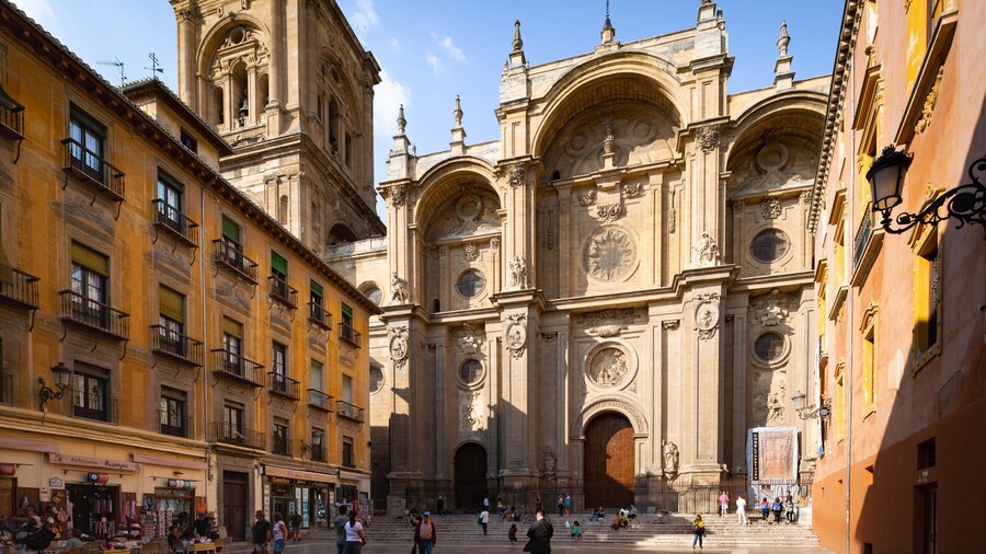 Granada Cathedral which includes a church or cathedral and heritage architecture