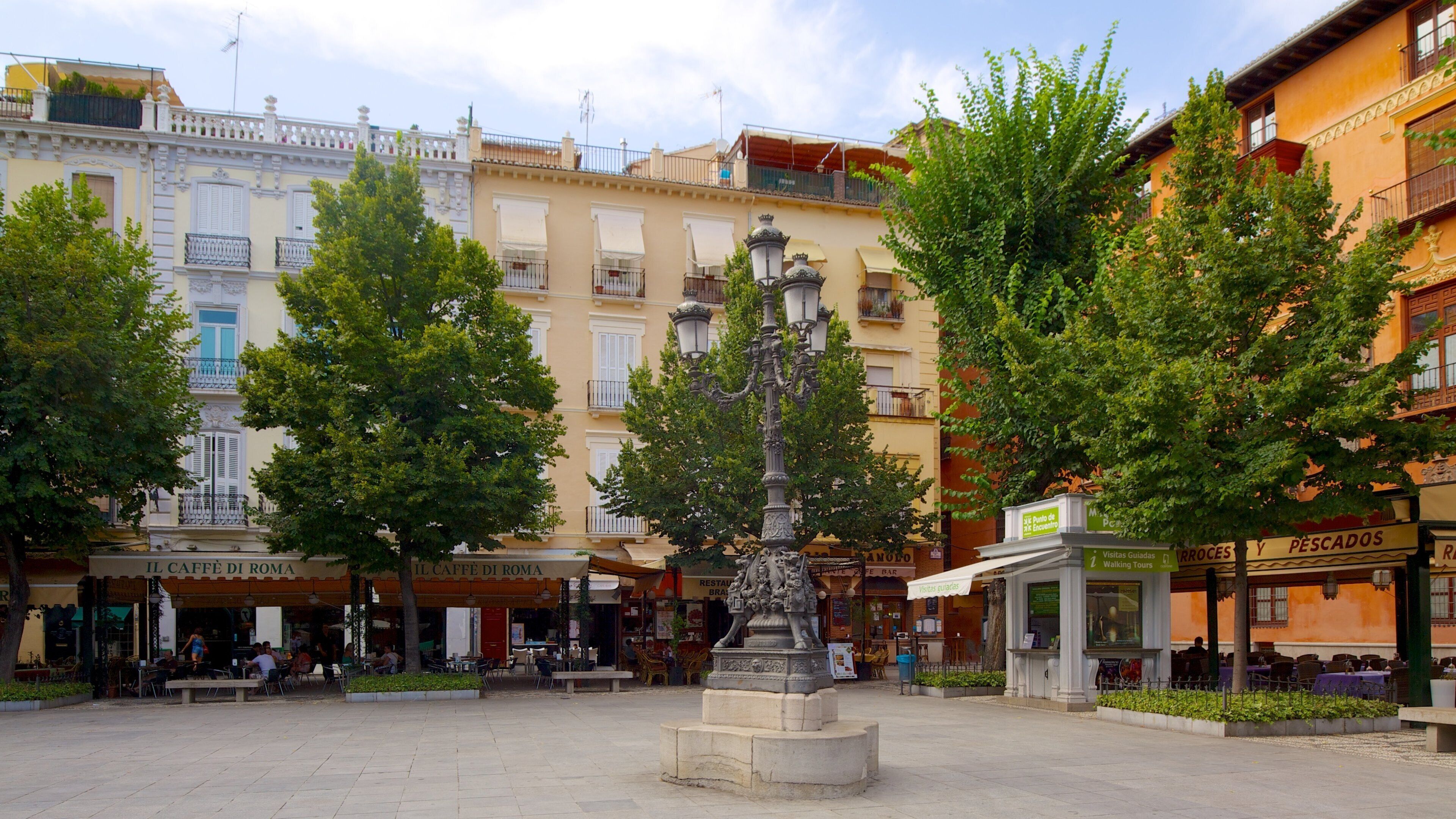 Plaza Bib-Rambla featuring a city and a square or plaza