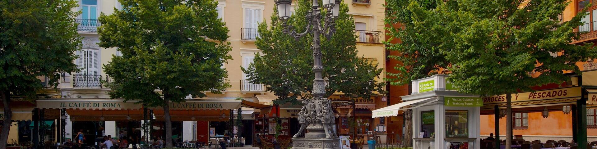 Plaza Bib-Rambla featuring a city and a square or plaza