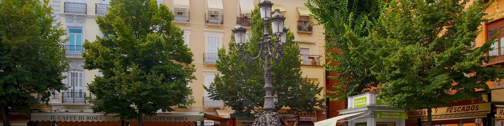 Plaza Bib-Rambla featuring a city and a square or plaza