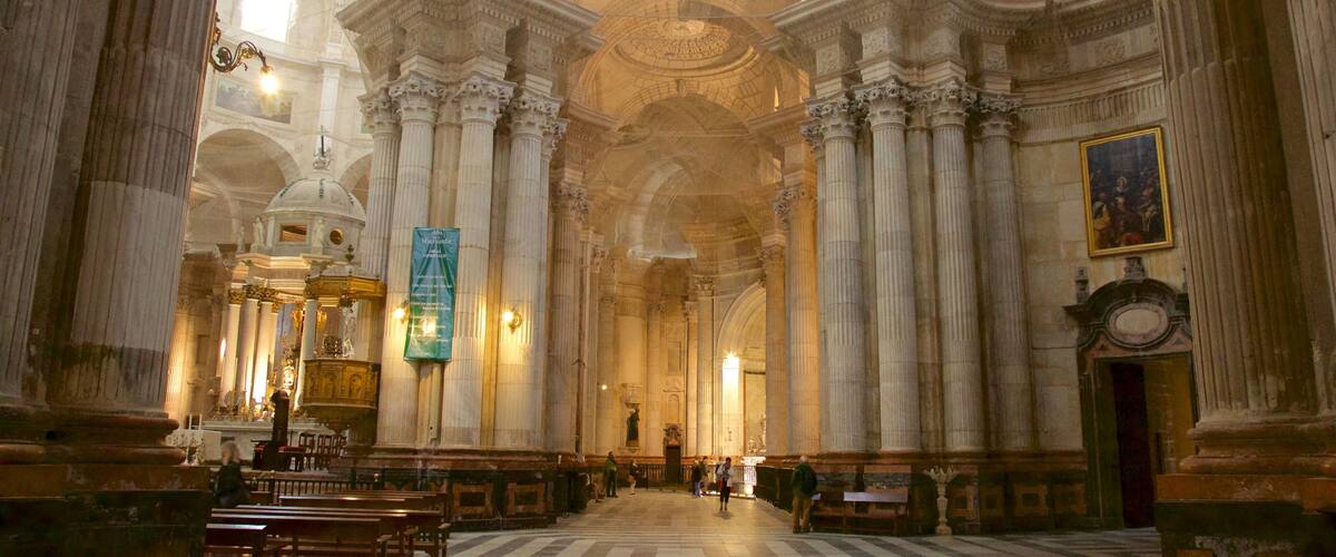 Catedral Nueva montrant vues intérieures et église ou cathédrale