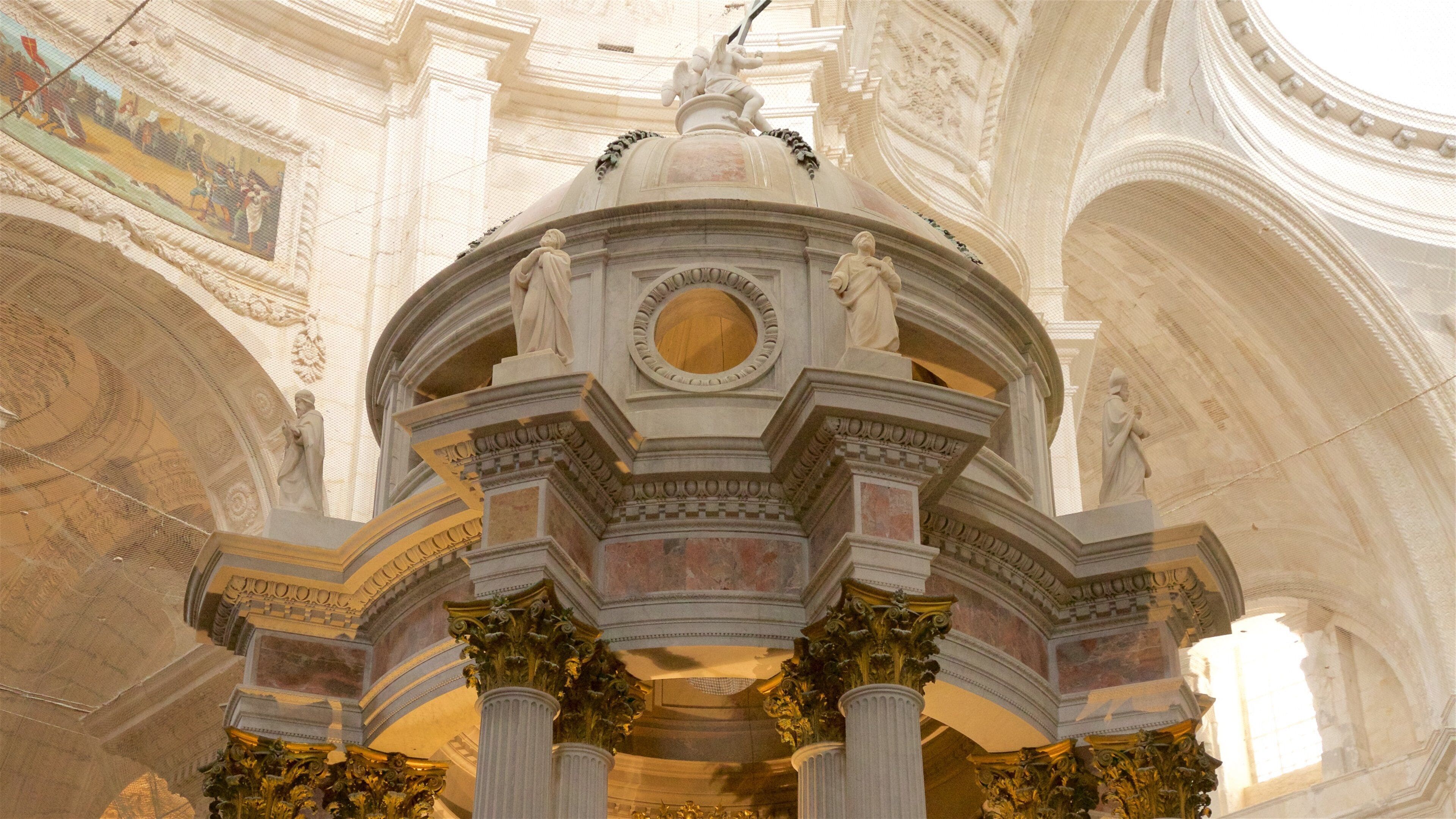 Catedral Nueva caratteristiche di vista interna, chiesa o cattedrale e oggetti d\'epoca