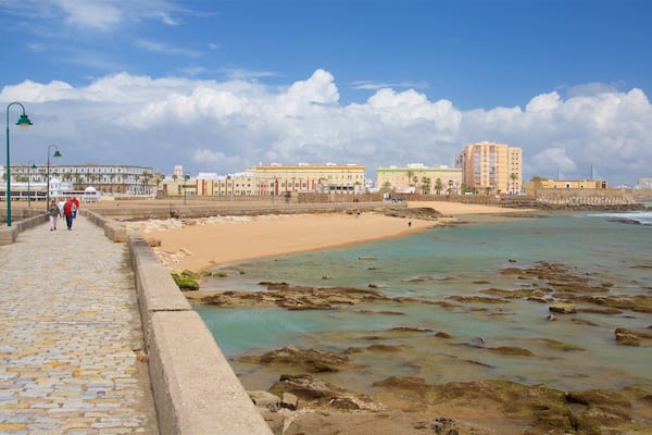 Plage de La Caleta mettant en vedette vues littorales