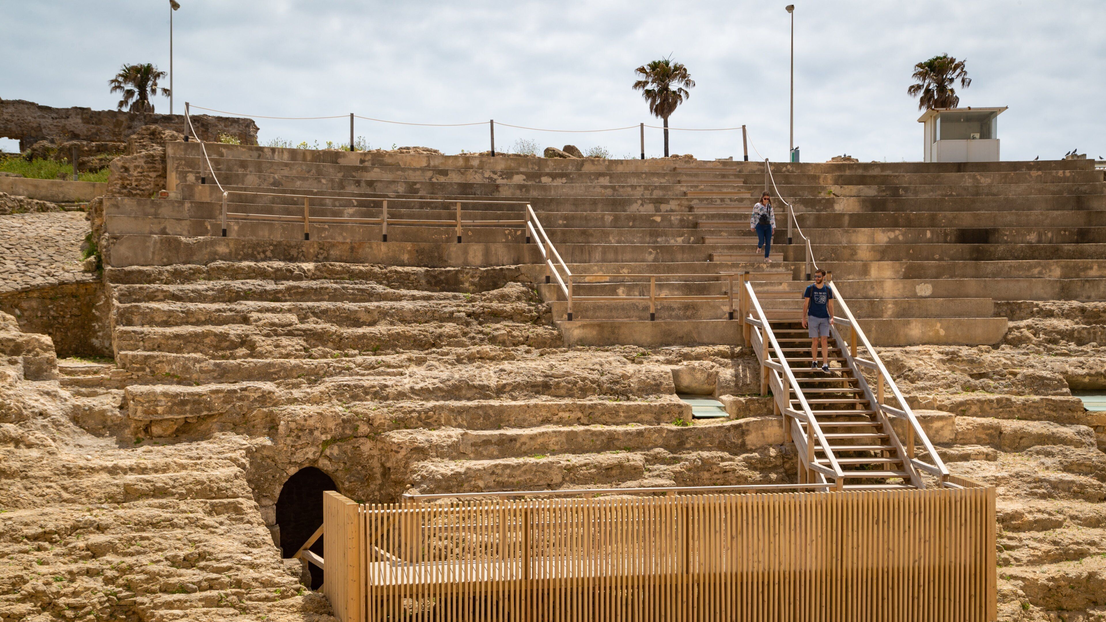 Roman Theater featuring theater scenes and heritage architecture