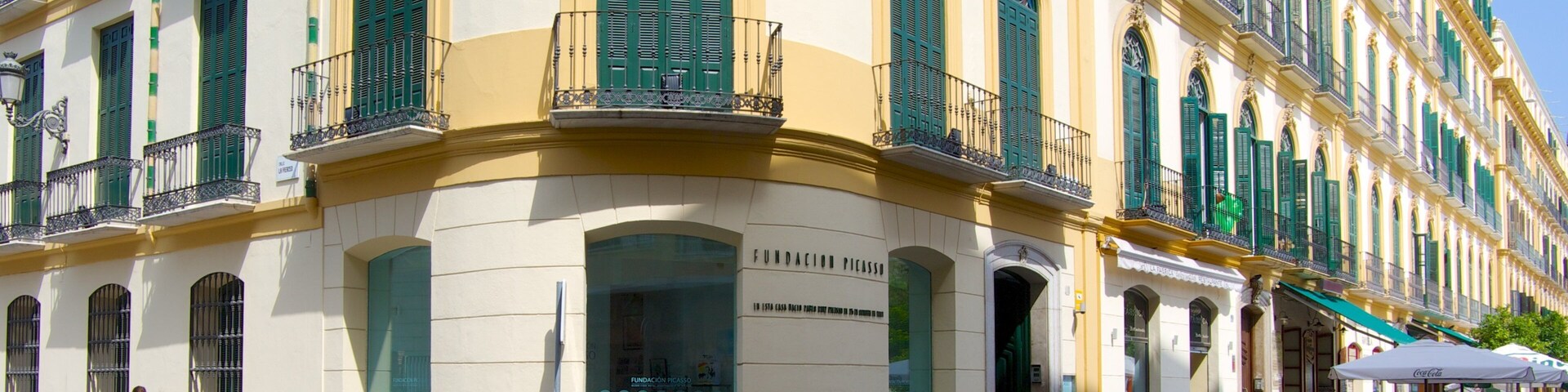 Local de Nascimento de Picasso que inclui uma cidade e cenas de rua