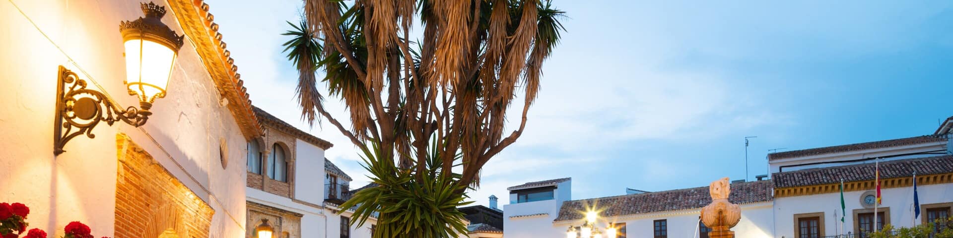 Orange Square showing a fountain
