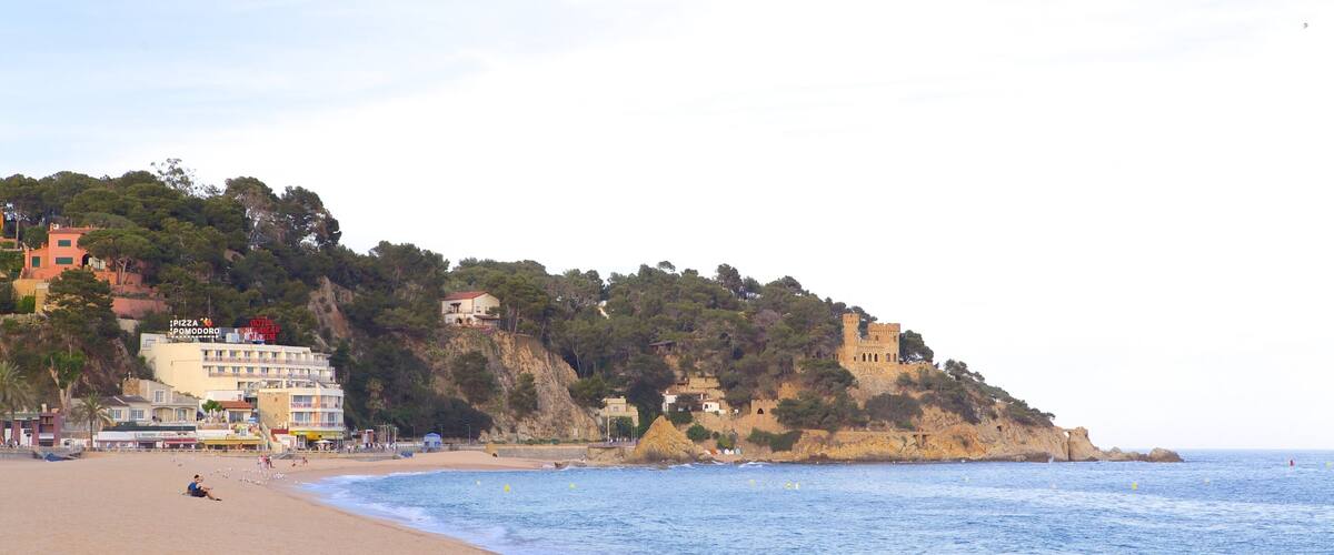 Strand van Lloret de Mar inclusief een strand