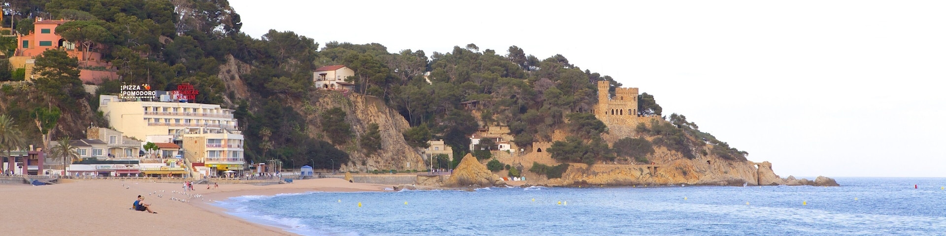 Lloret de Mar Beach showing a beach
