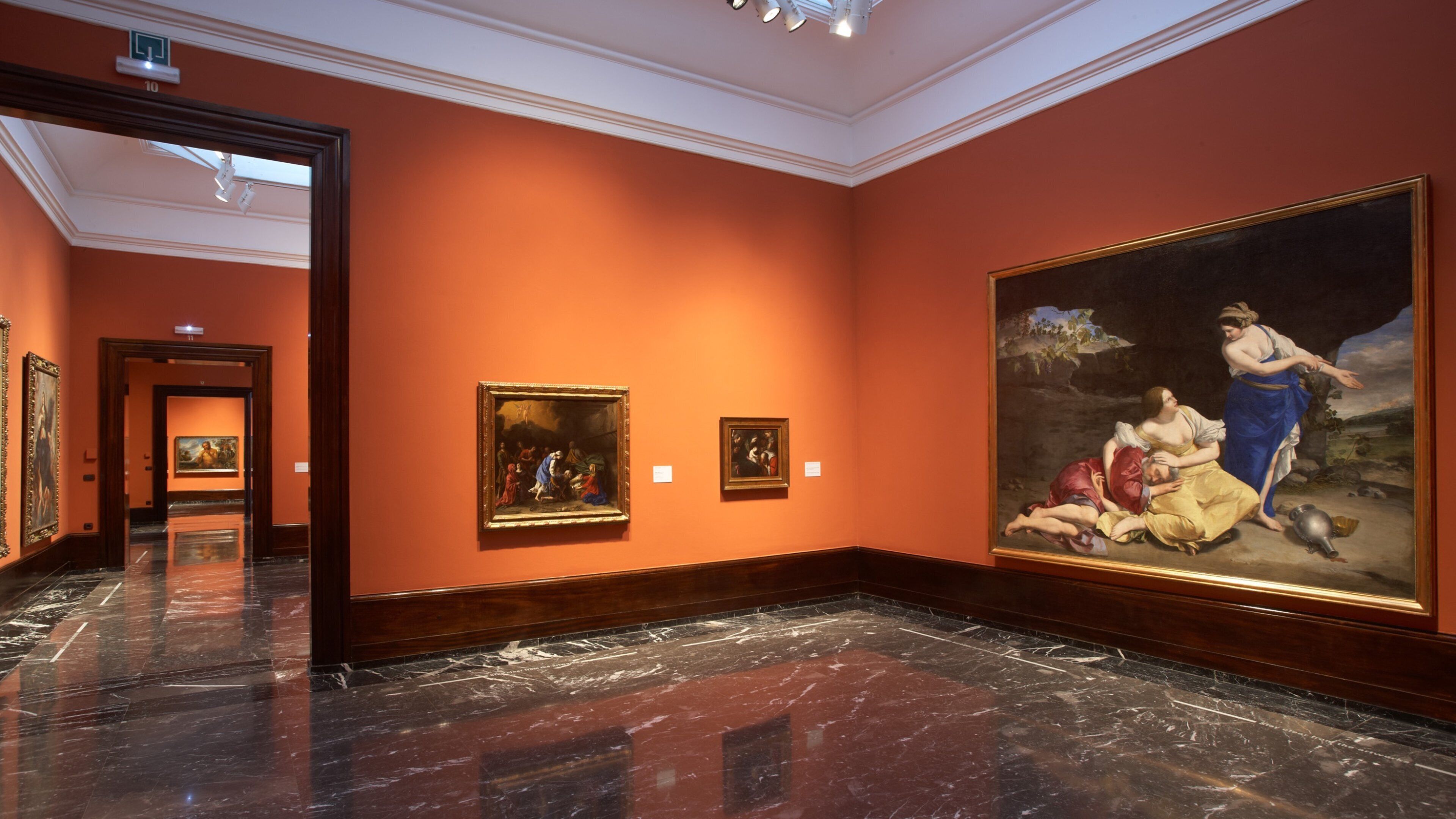 Bilbao Fine Arts Museum showing art and interior views