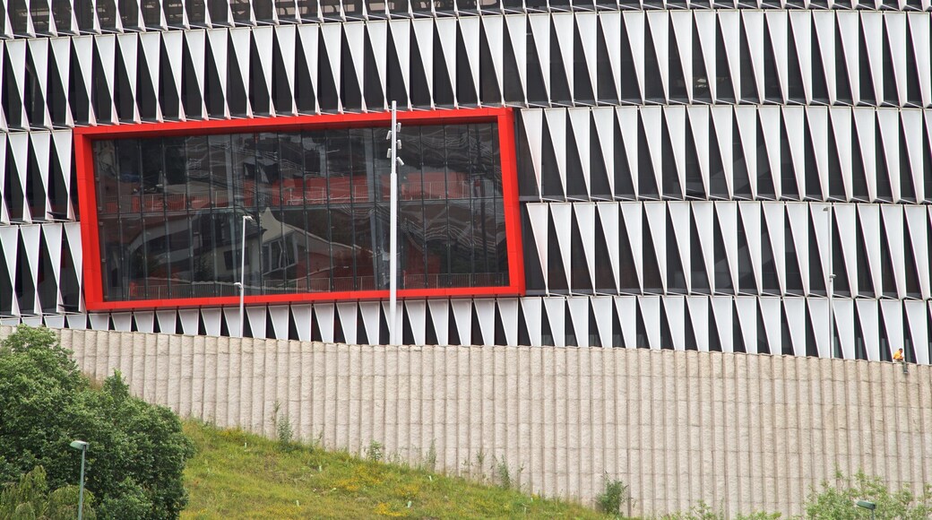 Sân vận động San Mames cho thấy kiến trúc hiện đại