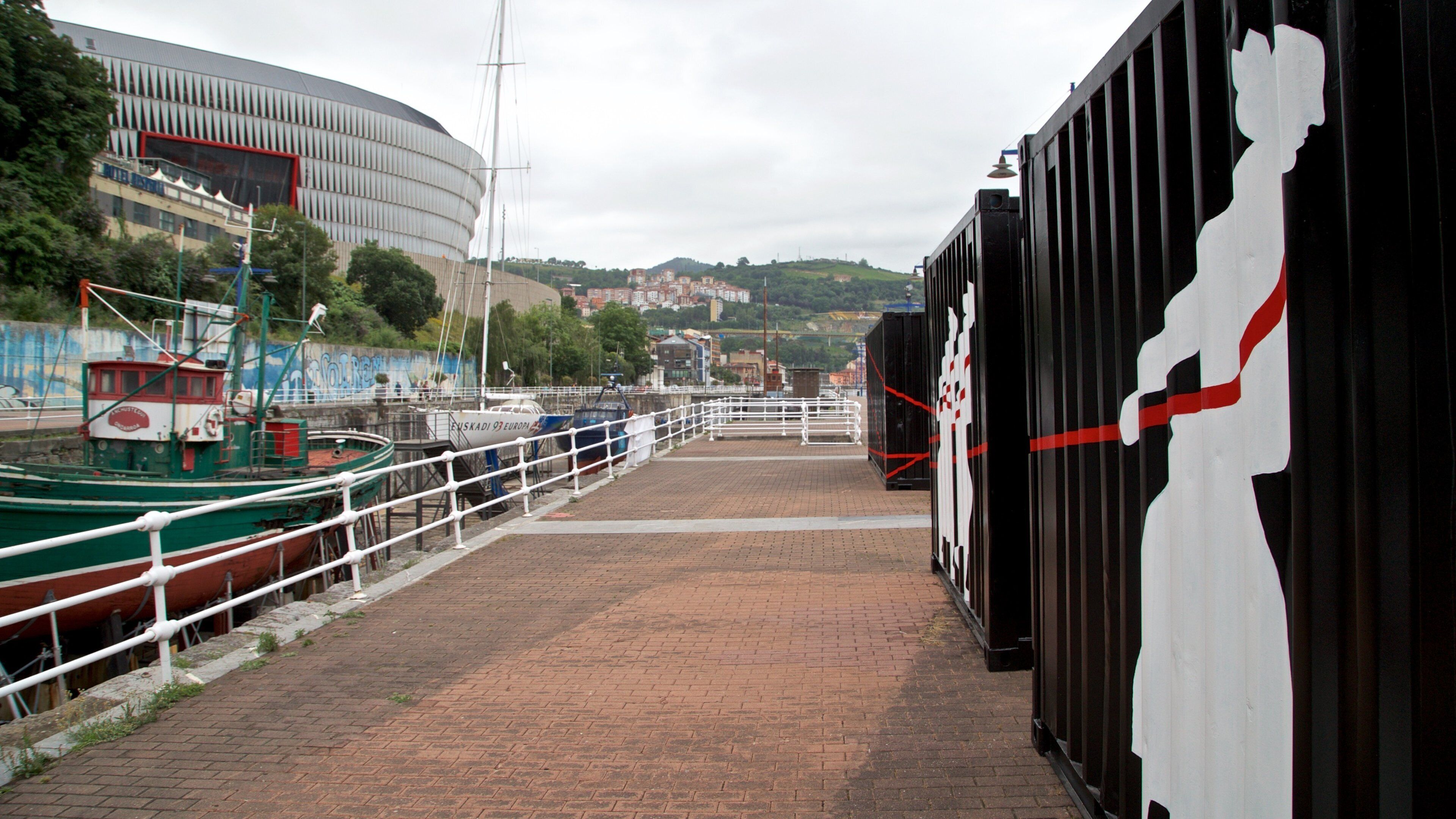 Maritime Museum showing outdoor art and a marina