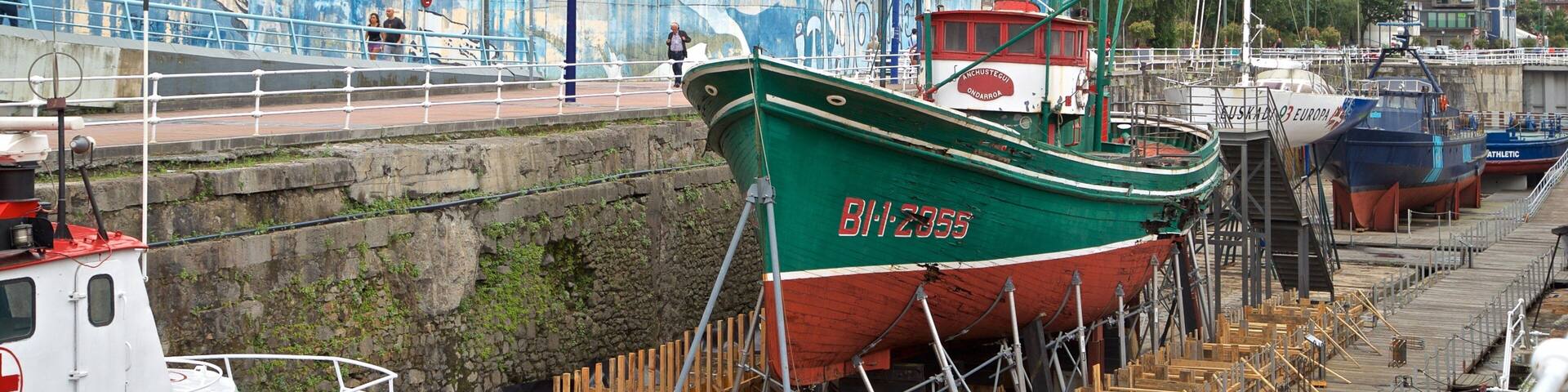 Maritime Museum showing a marina