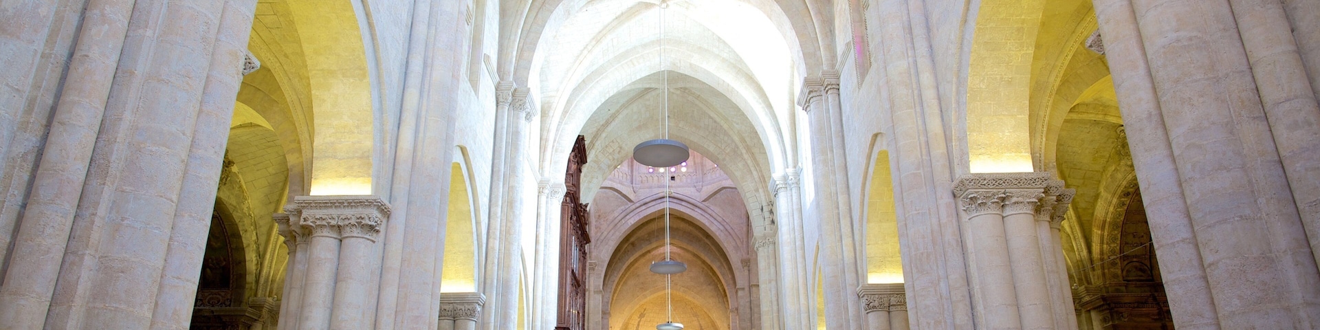 Cathédrale de Tarragone mettant en vedette église ou cathédrale, éléments religieux et vues intérieures