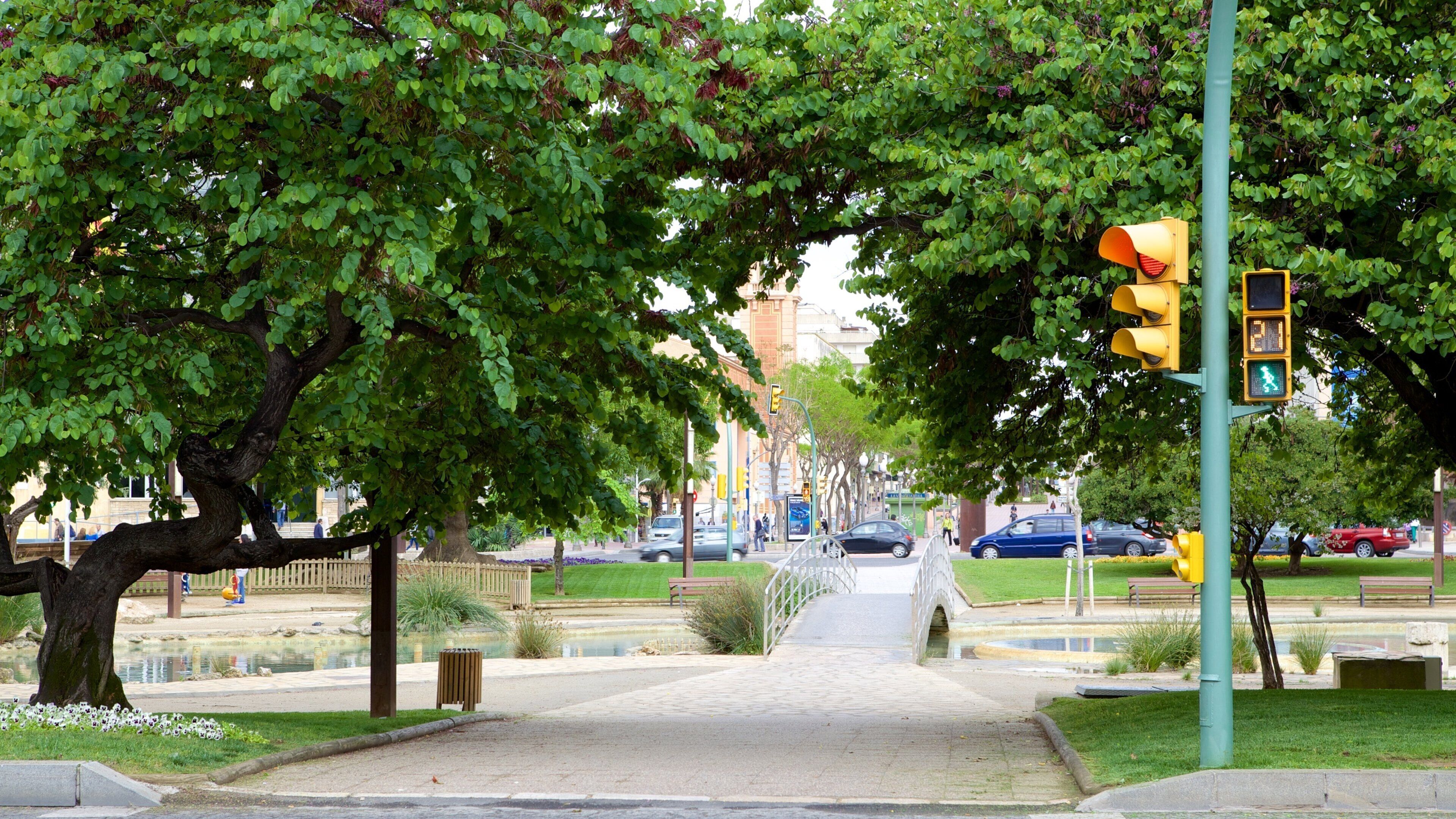 Plaza Imperial Tarraco showing a garden