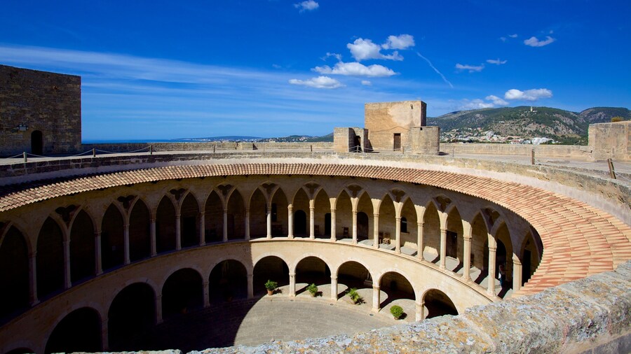 Bellver Castle featuring heritage architecture and chateau or palace