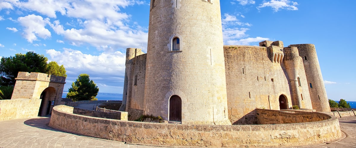 Medieval castle Bellver in Palma de Mallorca