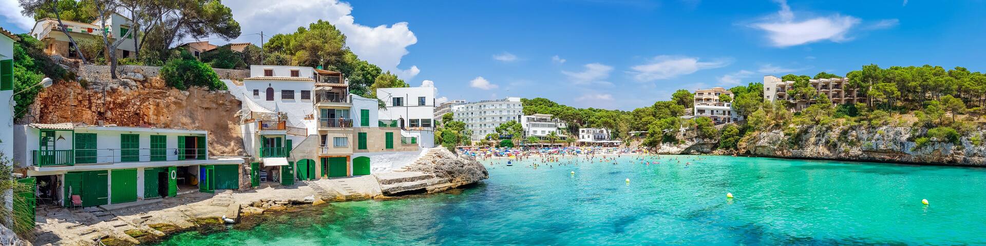 Beach of Cala Santanyi in Mallorca