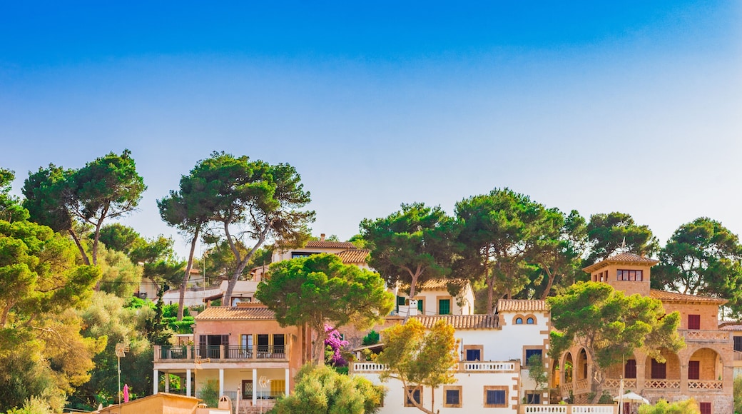 Idyllic view of the beautiful bay of Cala Figuera Majorca Spain