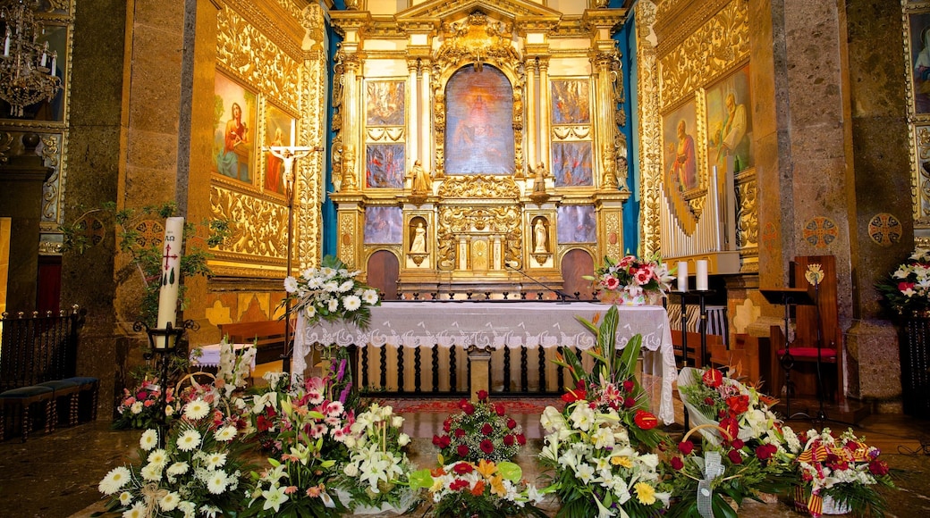 Lluc Monastery which includes a church or cathedral, religious aspects and heritage architecture