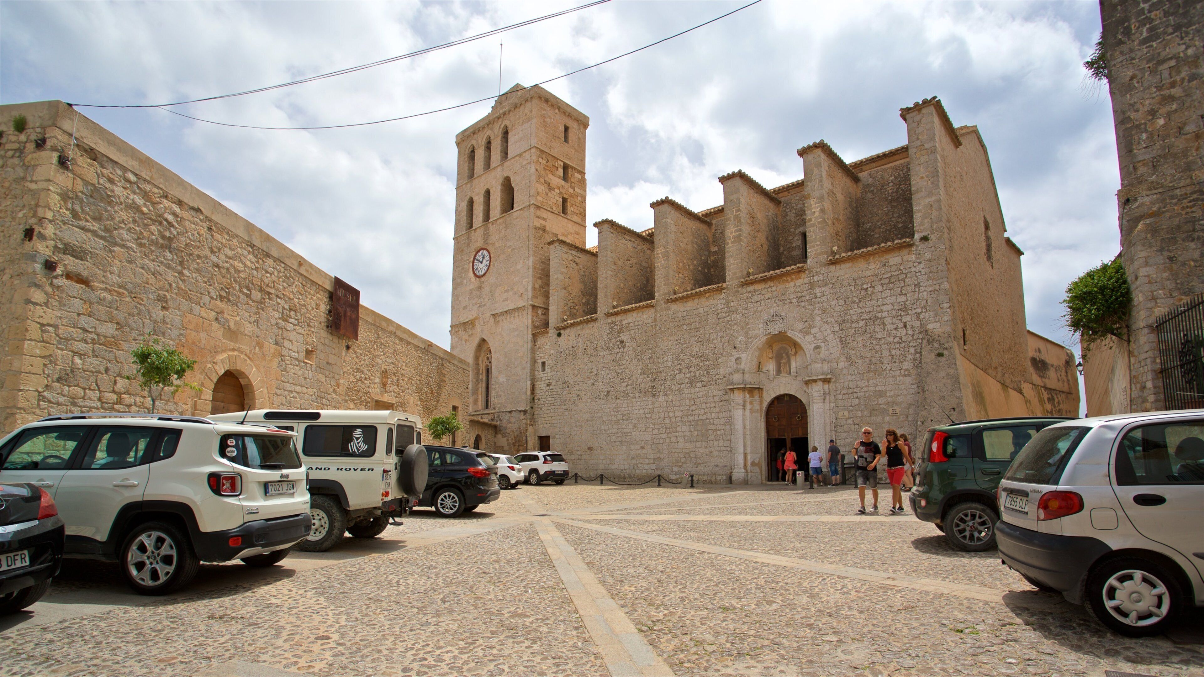 Ibiza Cathedral showing heritage architecture