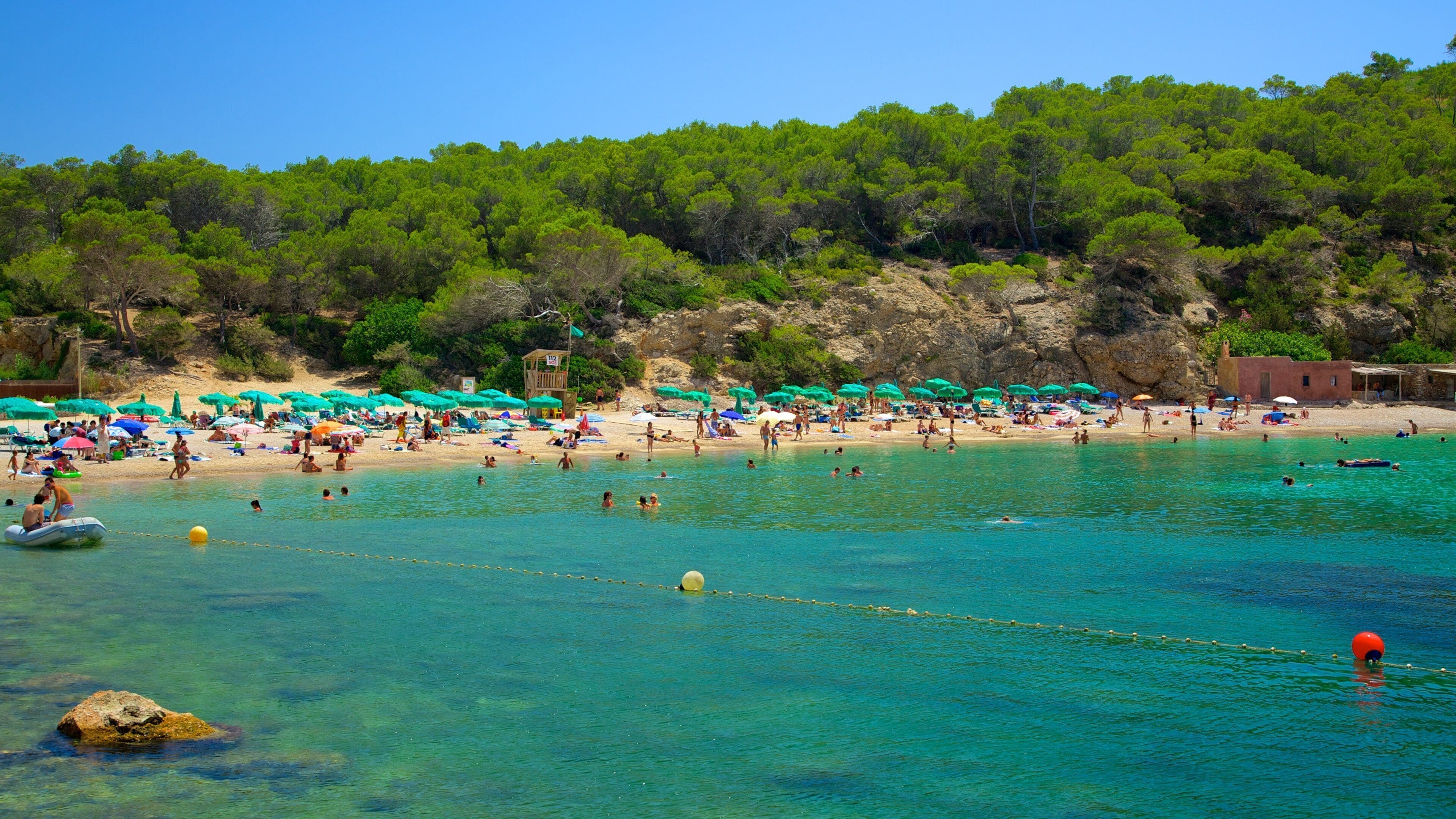 Ibiza mostrando vistas generales de la costa