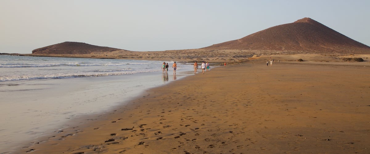El Medano Beach which includes a beach, tranquil scenes and general coastal views