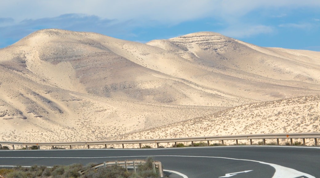Playa de Sotavento de JandĂa que inclui paisagens do deserto