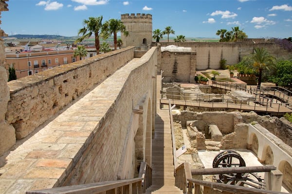 Alcazar Gardens showing château or palace and heritage elements