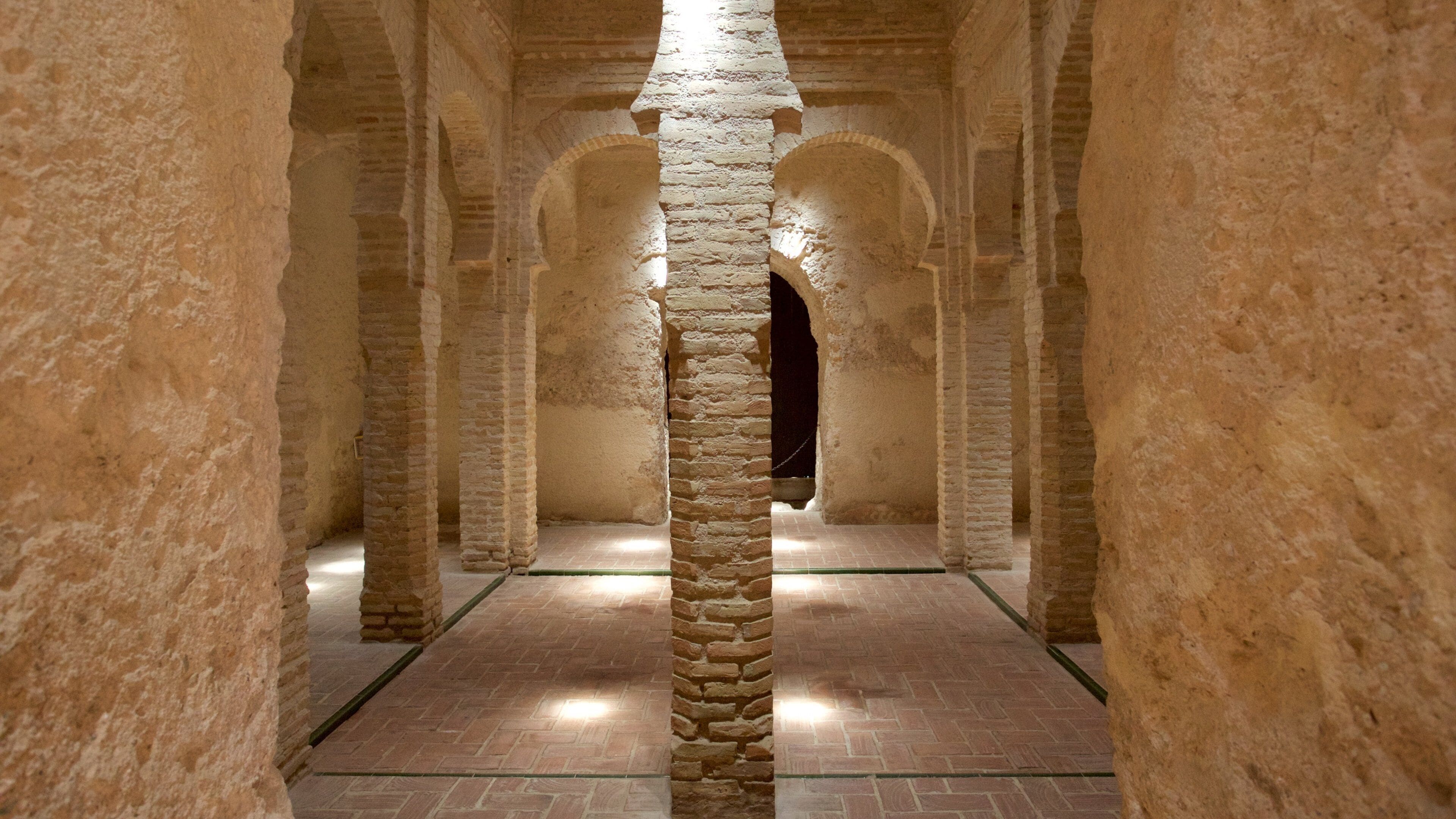 Alcazar Gardens which includes heritage elements and interior views