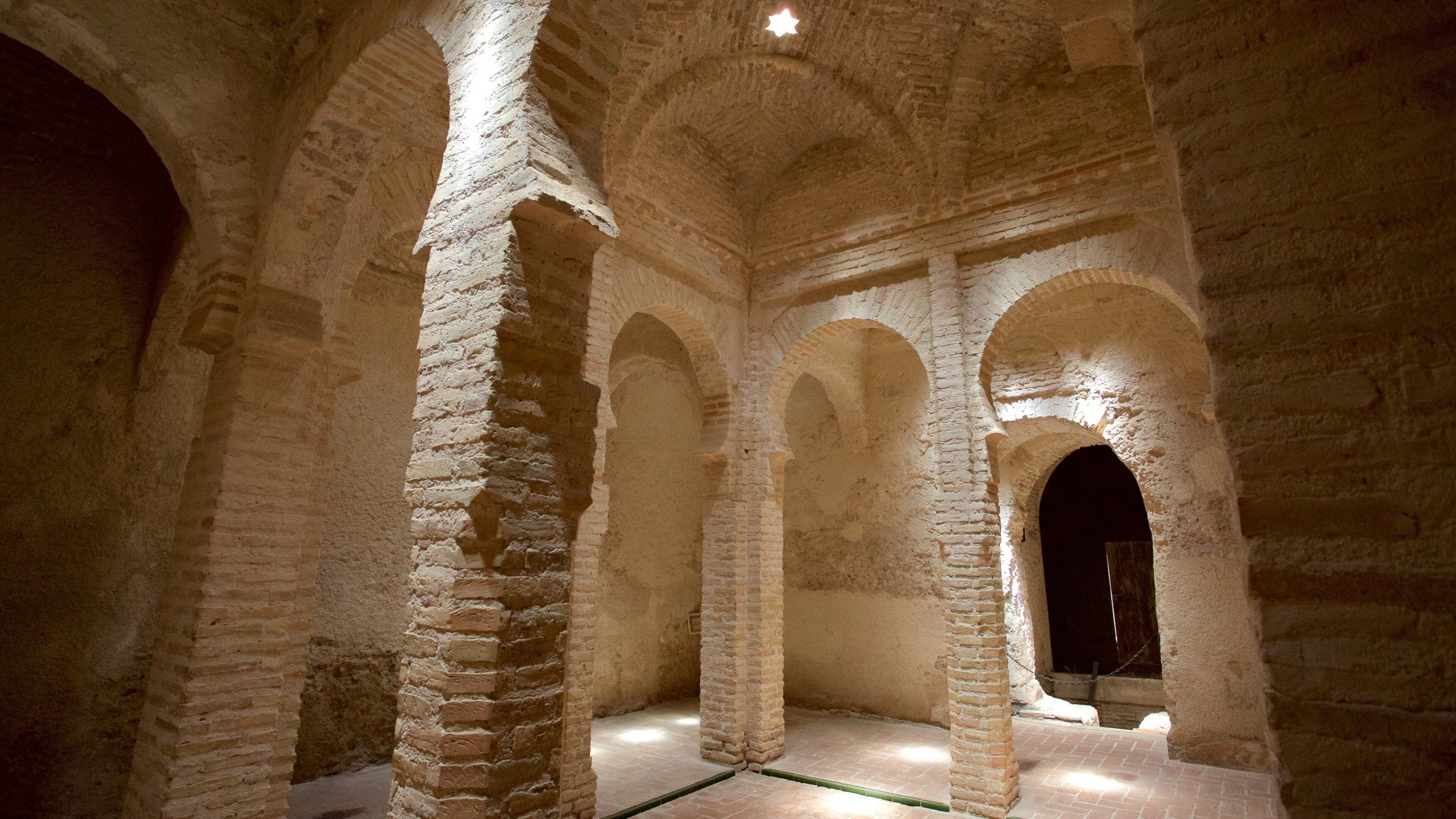 Alcazar Gardens which includes heritage elements and interior views