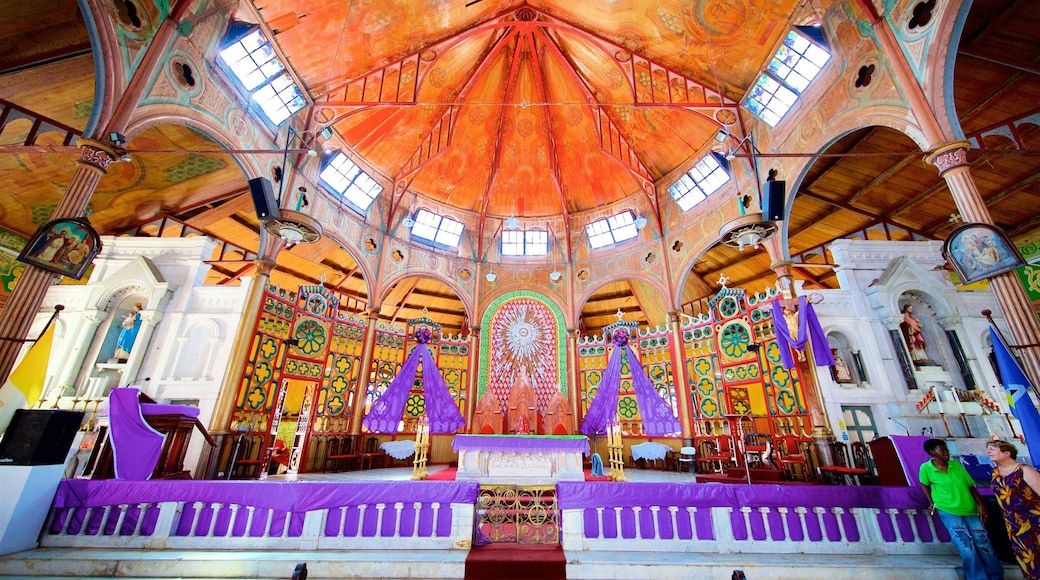 Cathedral Basilica of the Immaculate Conception featuring interior views and a church or cathedral