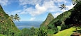Rainbow forms by the Piton