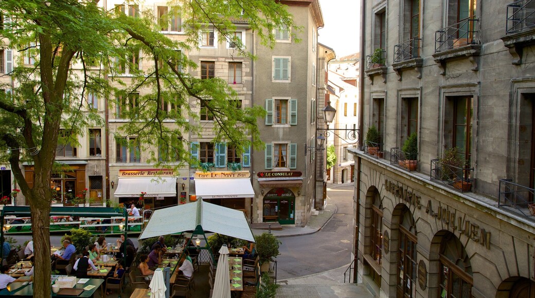 Plaza de Bourg-de-Four mostrando un pueblo