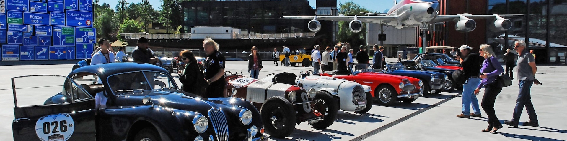 Swiss Transportation Museum which includes aircraft and a city