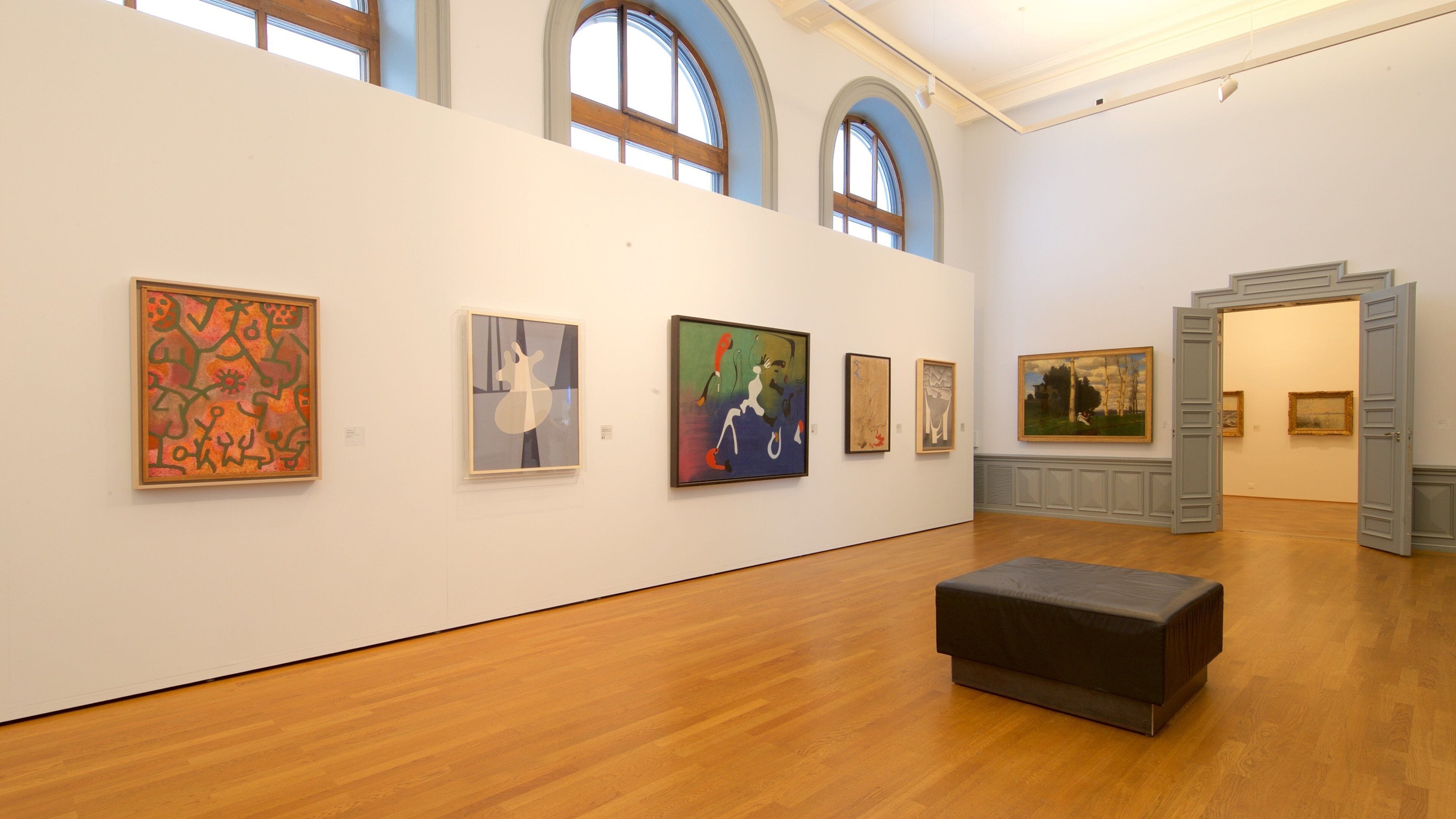 Bern Art Museum which includes interior views and art