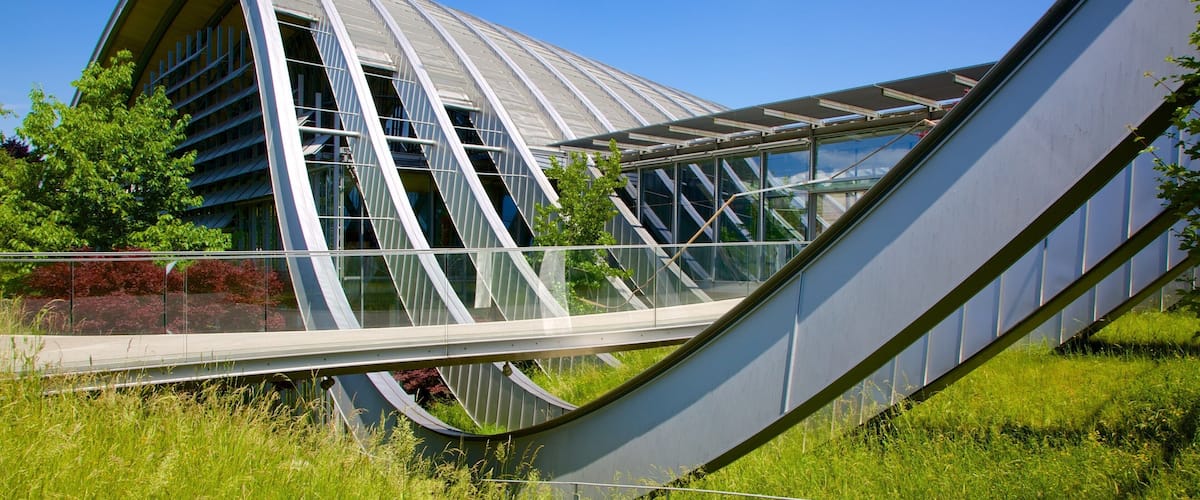 Museo Paul Klee que incluye arquitectura moderna