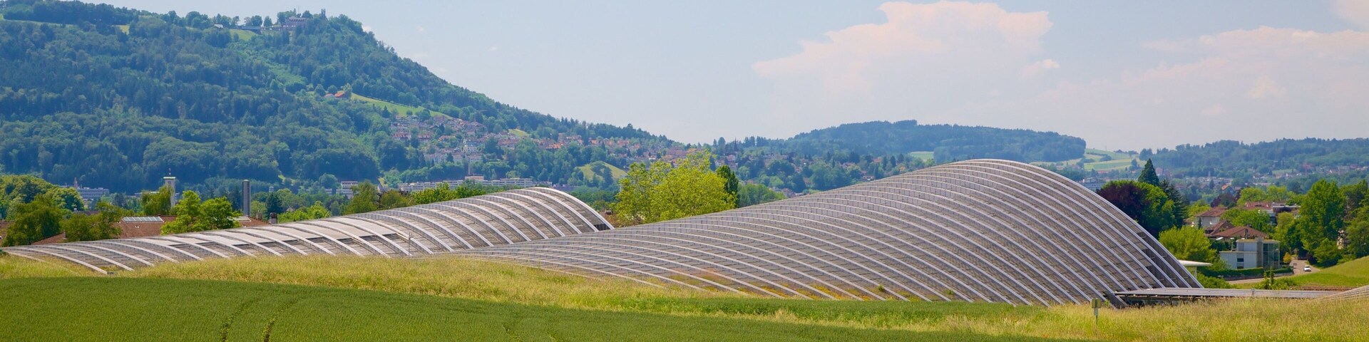Museo Paul Klee ofreciendo vista panorámica