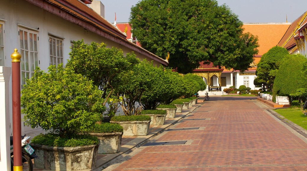 Nasjonalmuseet i Bangkok som viser gatescener og by