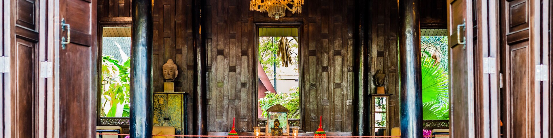buddha altar Jim Thompson House museum bangkok Thailand