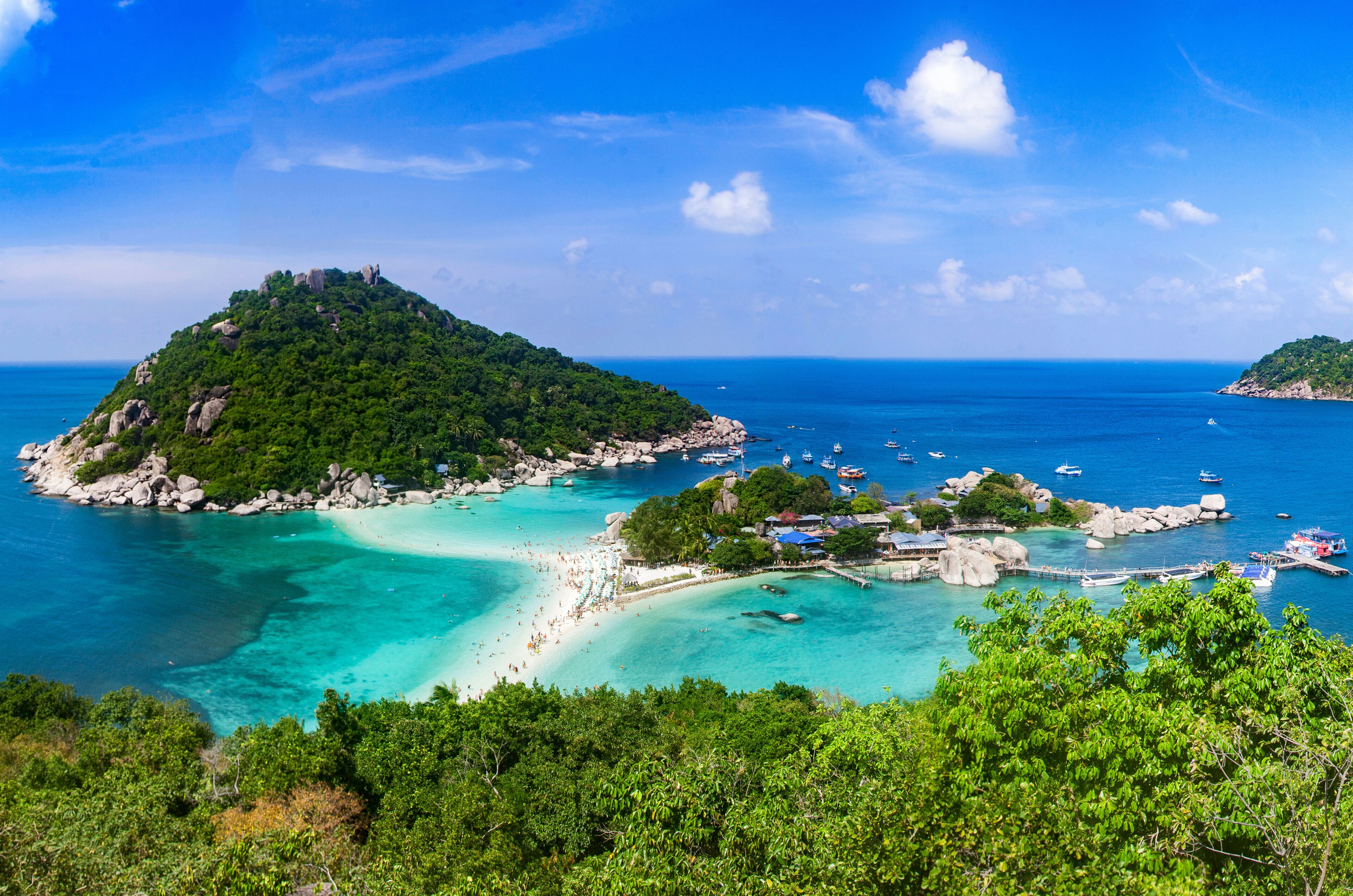 Thailand landscape - Koh Nang Yuan near Koh Tao