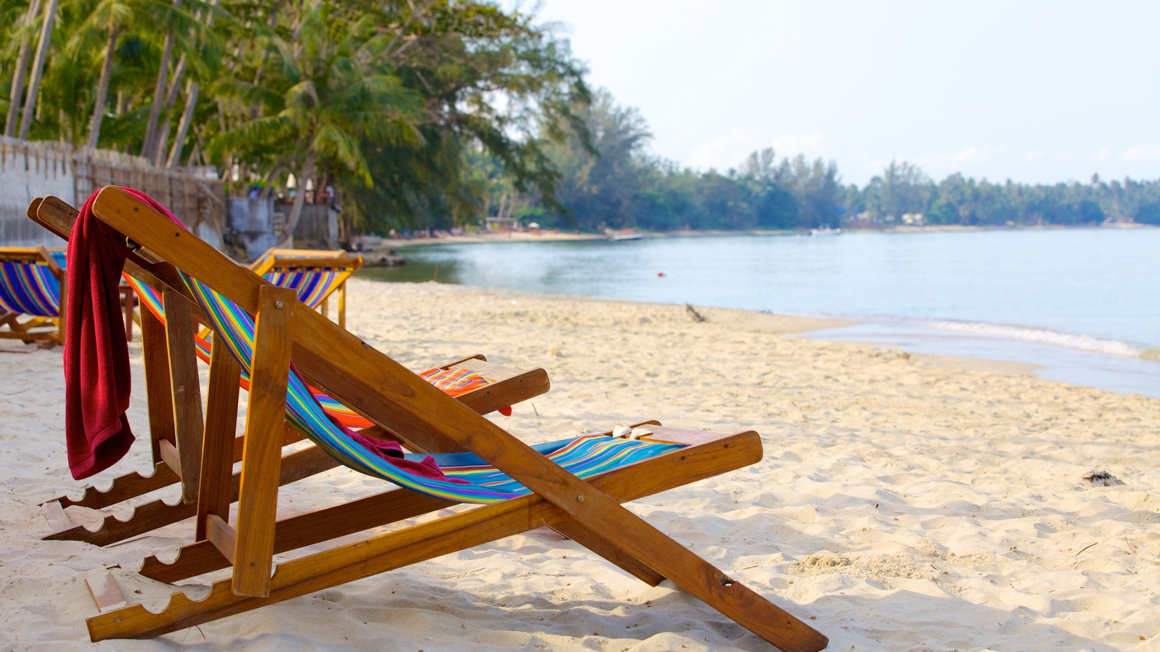 Koh Samui showing a sandy beach and tropical scenes
