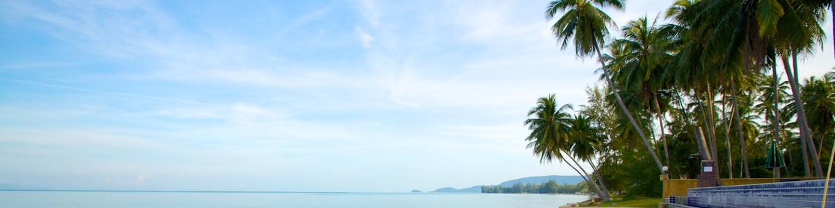 Koh Samui which includes tropical scenes and a sandy beach