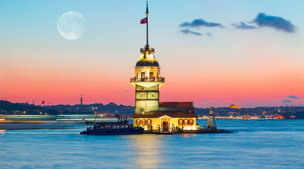 The Maiden's Tower in Istanbul-Turkey