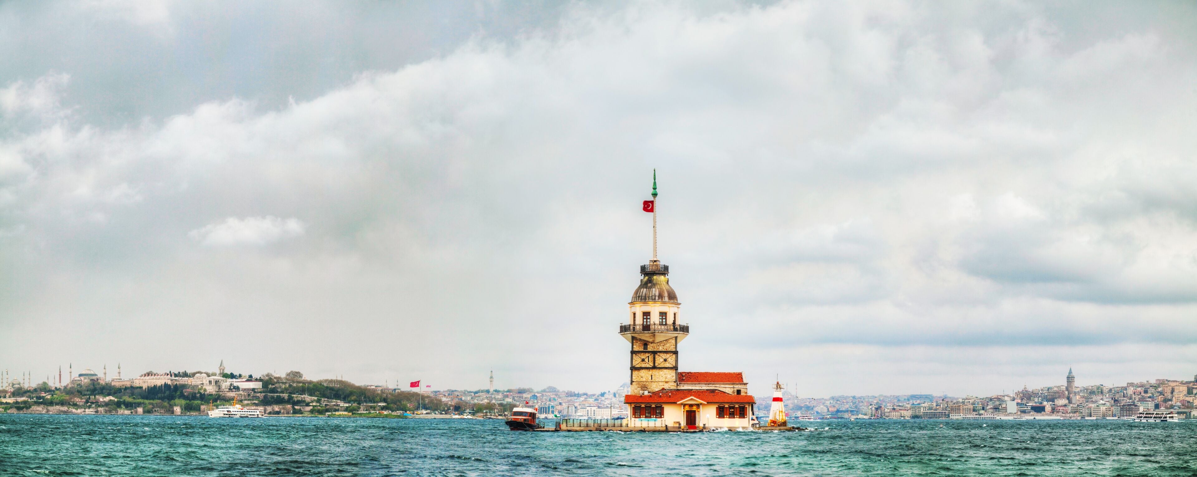 Maiden's island in Istanbul, Turkey
