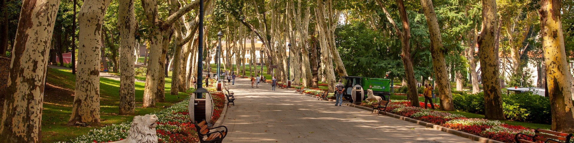 Parque Gülhane ofreciendo un parque