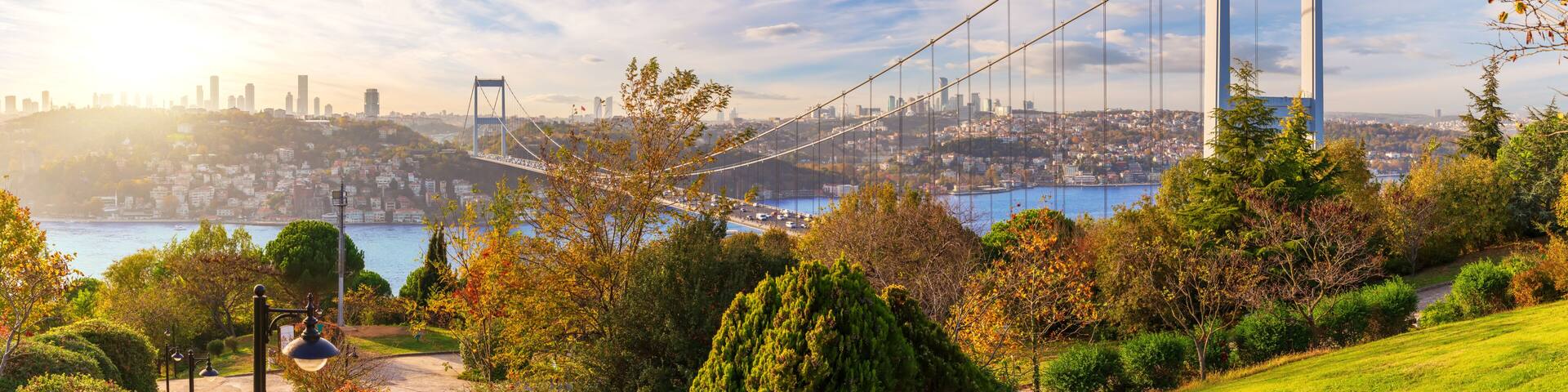 The Second Bosphorus Bridge or Fatih Sultan Mehmet Bridge, Istanbul