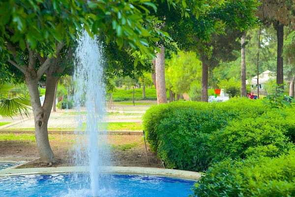 カラアリオウル公園 フィーチャー 噴水 と 庭園