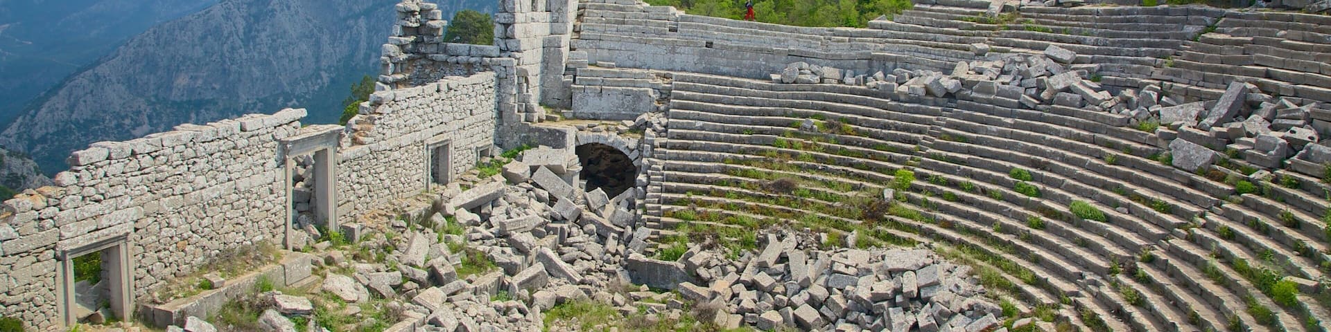 Termessos som inkluderar en ruin