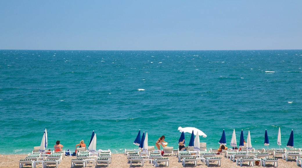 Konyaalti strandpark som inkluderer strand og kyst