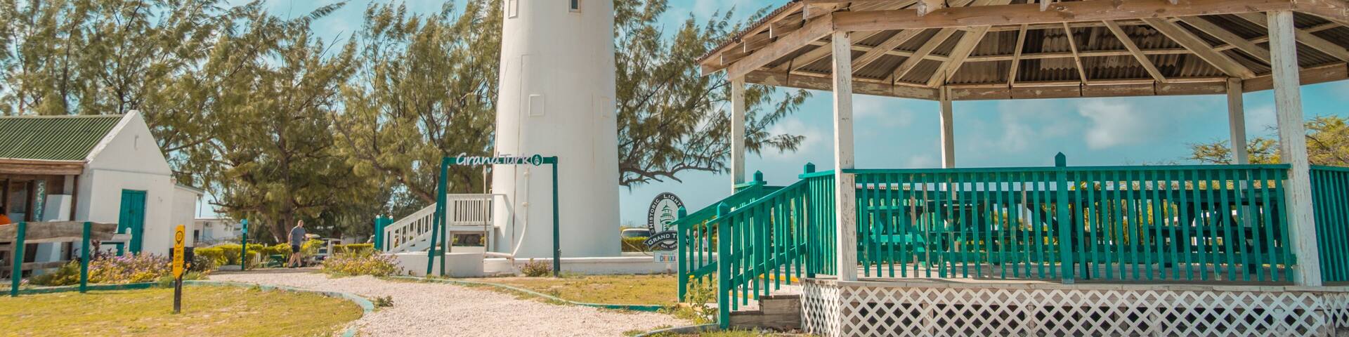 Grand Turk Lighthouse in Turks and Caicos - during an excursion while on a Caribbean cruise